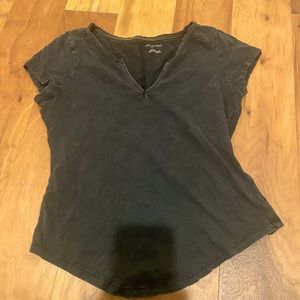 Anthropologie Pilcro Slim Notched Tee